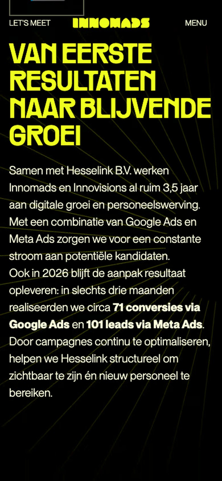 Cases van Innomads op mobiel