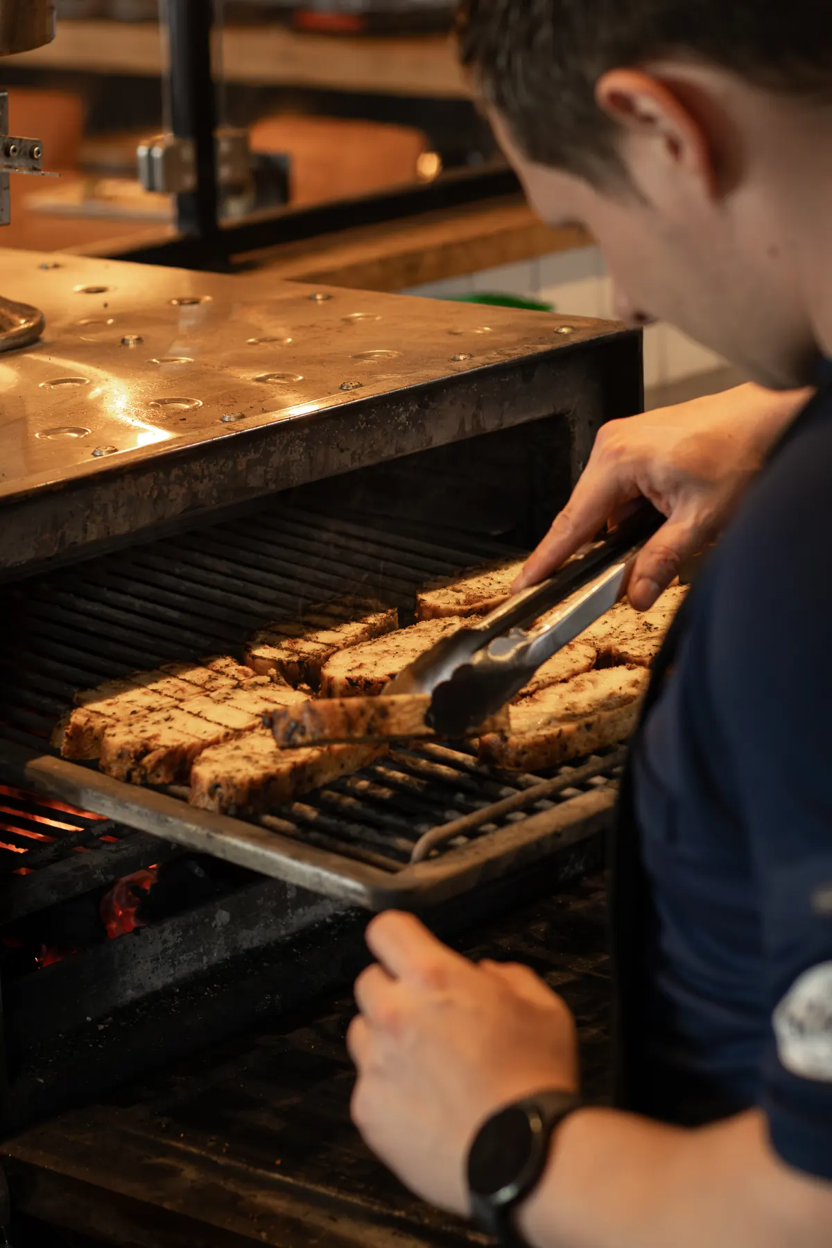 Steaks op de grill bij Steaks & Bites